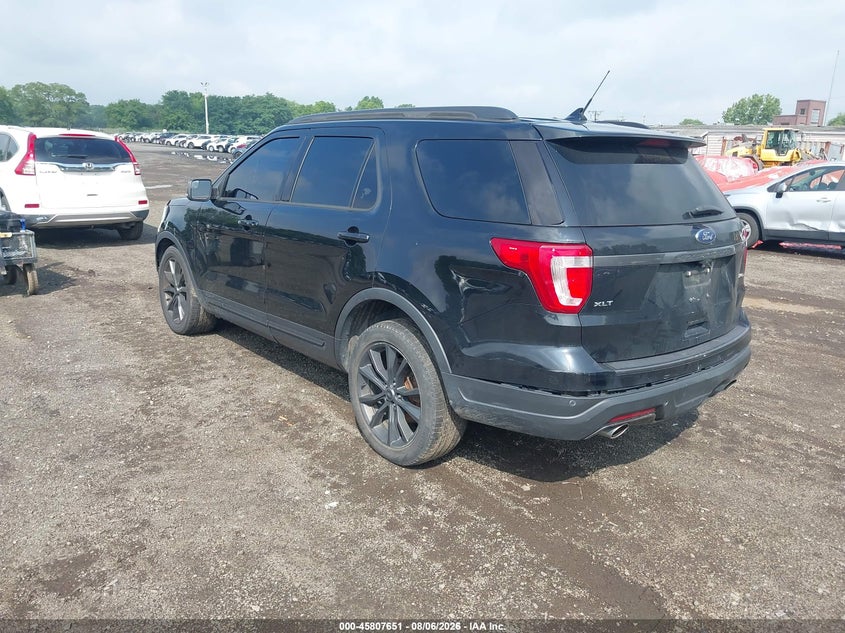 Vin: 1fm5k8d87jga33516, lot: 46306497, ford explorer xlt 20183