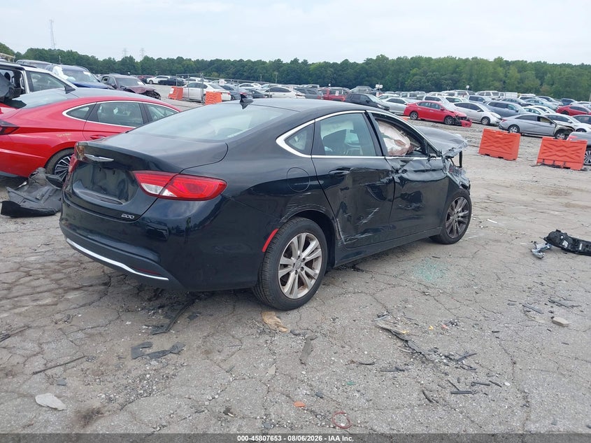 Vin: 1c3cccab1gn191502, lot: 46306500, chrysler 200 limited 20164