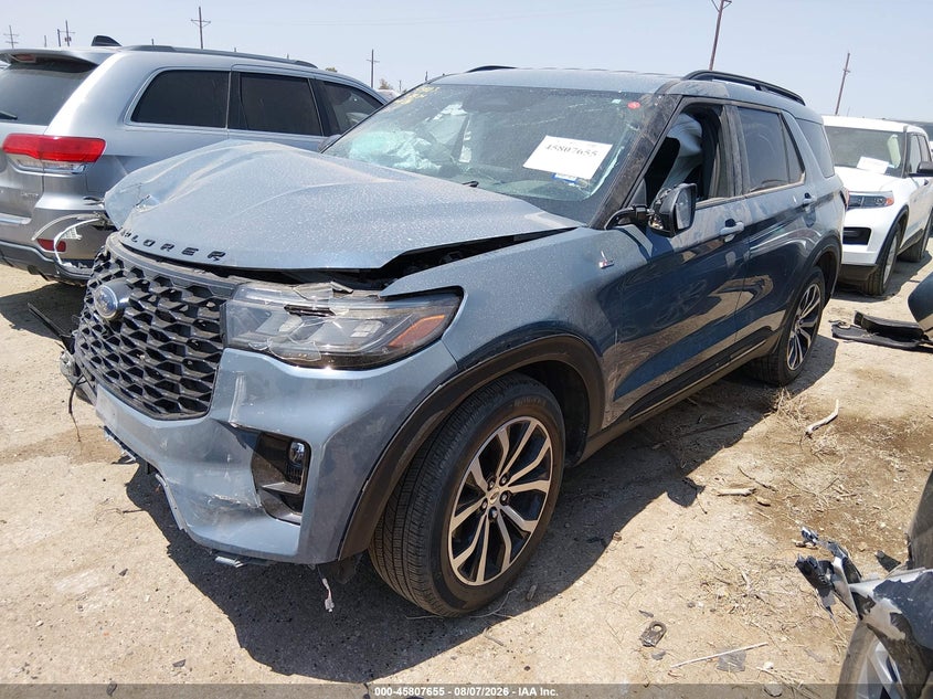 Vin: 1fmuk7kh9sgb43994, lot: 46306501, ford explorer st-line 20252