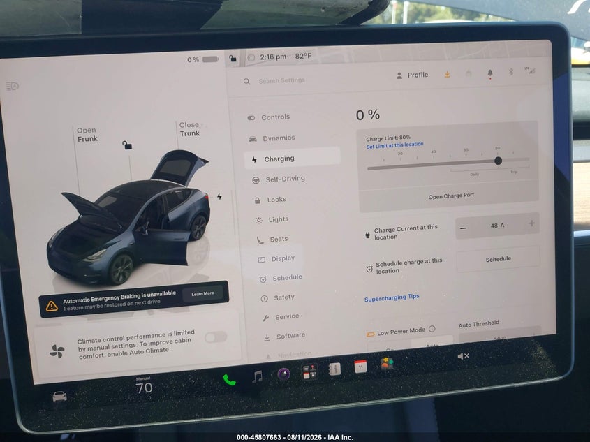 2025 TESLA MODEL Y SPORT UTILITY VEHICLE ELECTRIC