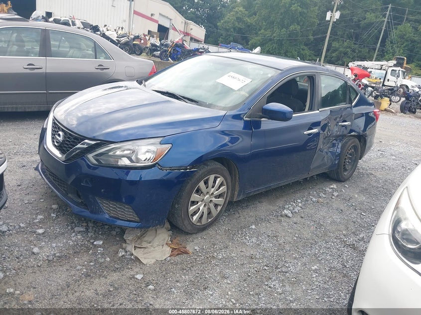 Vin: 3n1ab7ap7ky370568, lot: 46306518, nissan sentra s 20192