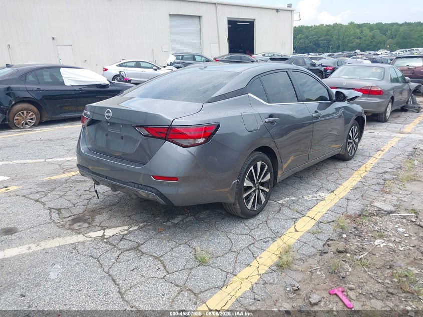 NISSAN SENTRA 2025 VIN 3N1AB8CV0SY256011