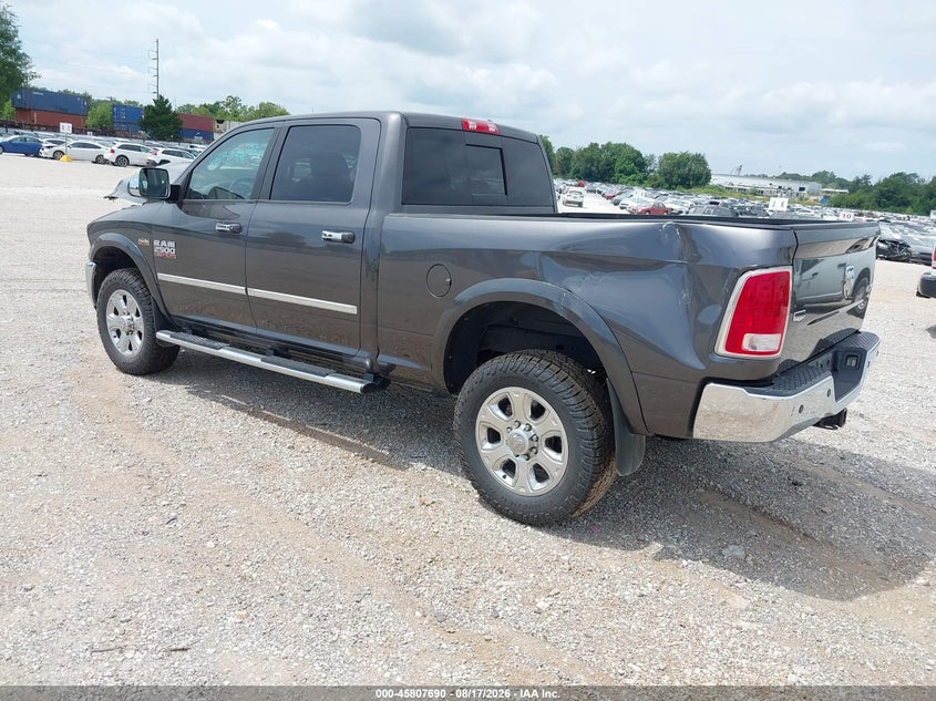 Vin: 3c6ur5fj7eg141498, lot: 46306537, ram 2500 laramie 20143