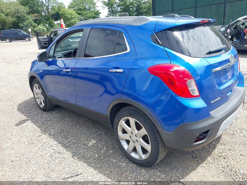 Vin: kl4cjbsb0fb129948, lot: 46306558, buick encore convenience 20153