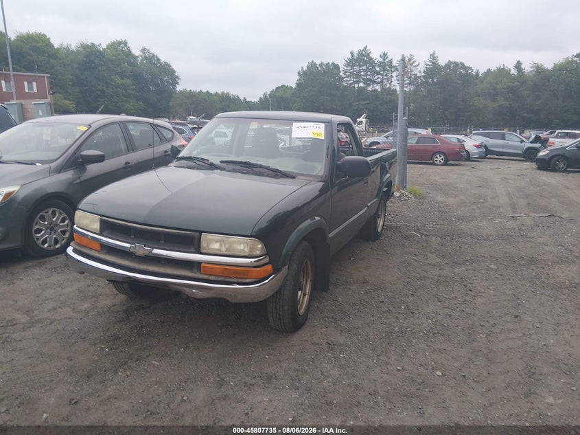 2003 Chevrolet S-10 Pickup, Удар ззаду, IAAI, VIN 1GCCS14H338211387 — фото 2