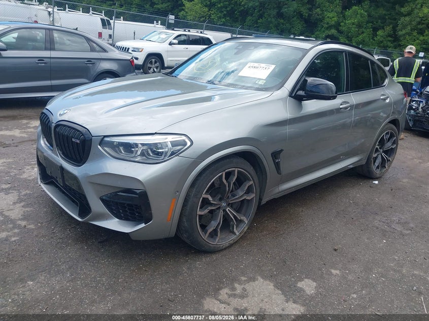 Vin: 5ymuj0c01lla99614, lot: 46306583, bmw x4 m competition 20202