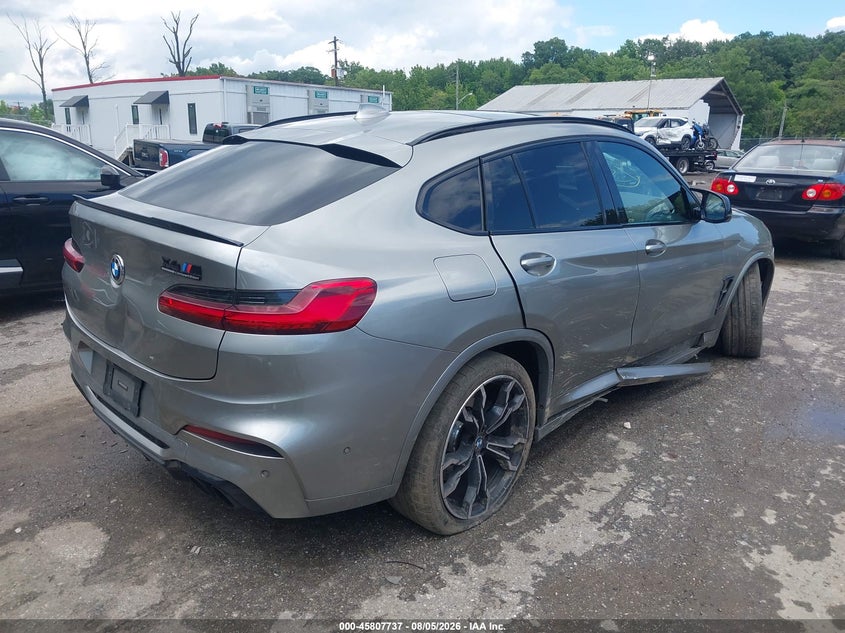 Vin: 5ymuj0c01lla99614, lot: 46306583, bmw x4 m competition 20204
