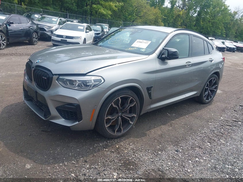 Vin: 5ymuj0c01lla99614, lot: 46306583, bmw x4 m competition 20202