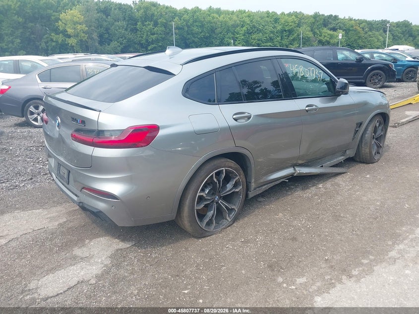 Vin: 5ymuj0c01lla99614, lot: 46306583, bmw x4 m competition 20204