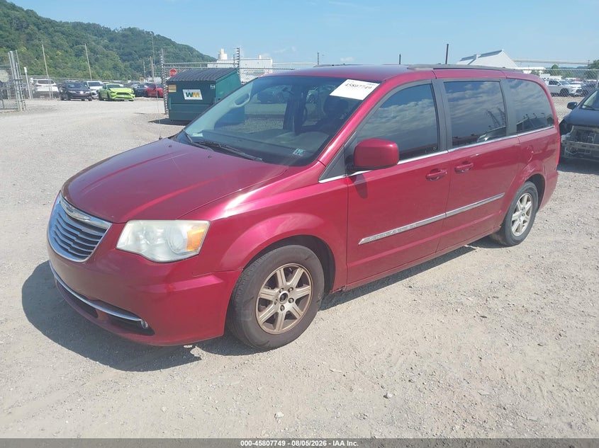 Vin: 2a4rr5dgxbr746296, lot: 46306595, chrysler town & country touring 20112