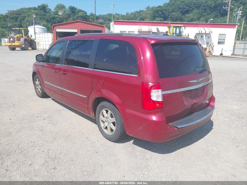 Vin: 2a4rr5dgxbr746296, lot: 46306595, chrysler town & country touring 20113