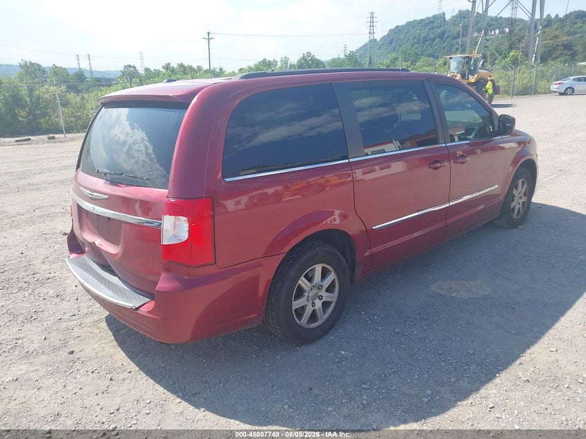 Vin: 2a4rr5dgxbr746296, lot: 46306595, chrysler town & country touring 20114