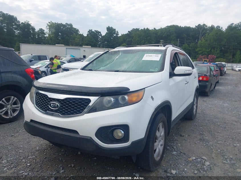 Vin: 5xykt3a18bg033074, lot: 46306612, kia sorento lx 20112