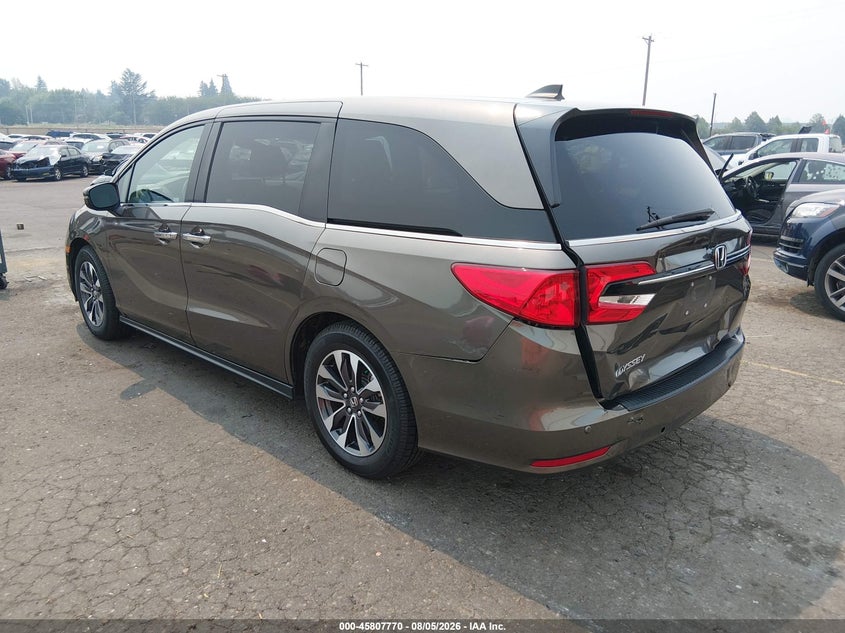 Vin: 5fnrl6h78nb050494, lot: 46306616, honda odyssey ex-l 20223