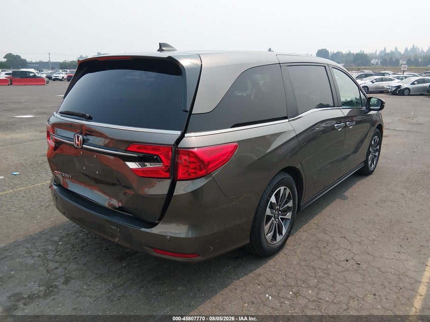 Vin: 5fnrl6h78nb050494, lot: 46306616, honda odyssey ex-l 20224