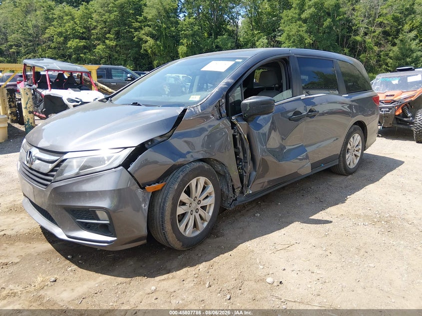 Vin: 5fnrl6h26jb098705, lot: 46306632, honda odyssey lx 20182