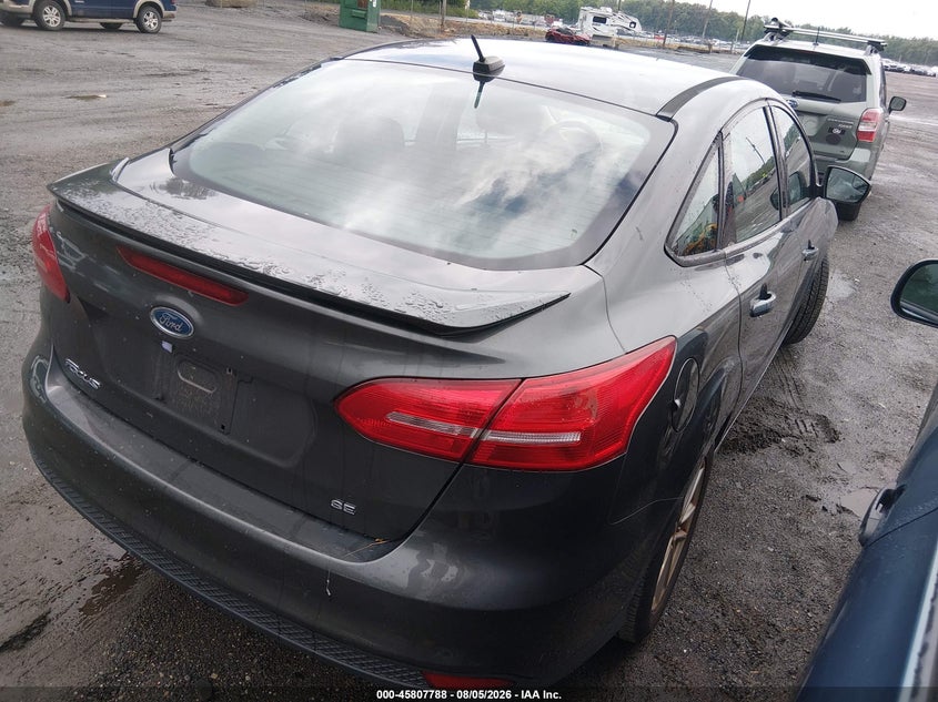Vin: 1fadp3f29fl319417, lot: 46306633, ford focus se 20154