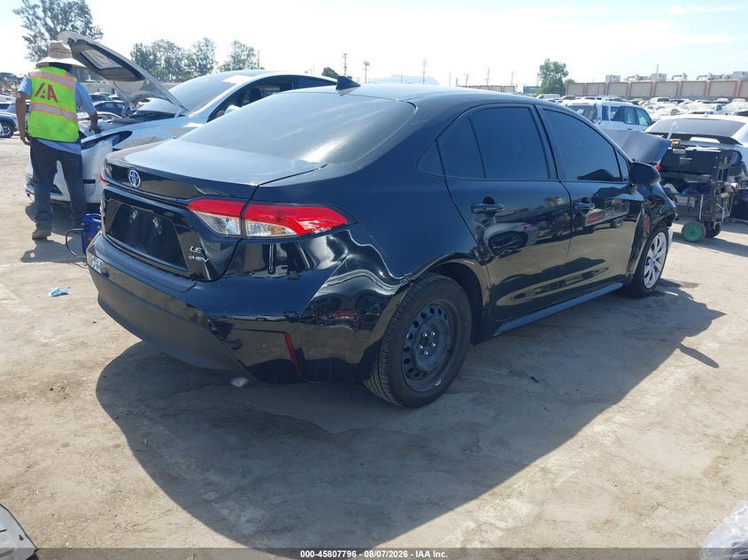 Vin: jtdbcmfe7s3108594, lot: 46306641, toyota corolla hybrid le 20254