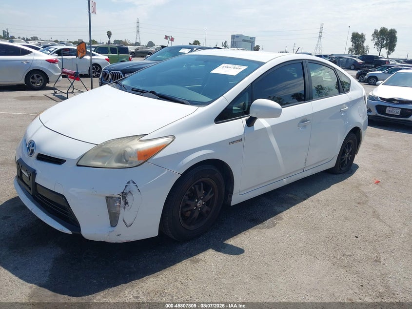 Vin: jtdkn3du6f1965053, lot: 46306655, toyota prius two 20152
