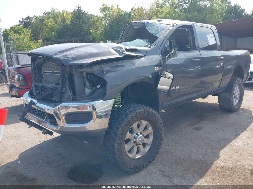Vin: 3c6ur5cj9lg213643, lot: 46306664, ram 2500 tradesman  4x4 6'4 box 20202