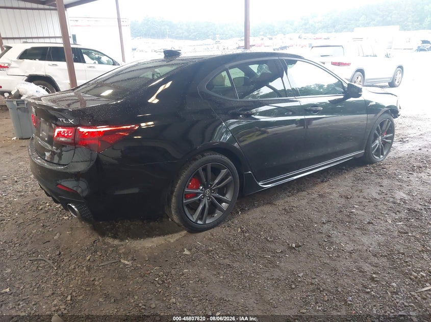 Vin: 19uub2f68ja001672, lot: 46306666, acura tlx tech   a-spec pkgs 20184