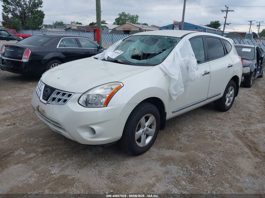 2013 Nissan Rogue, Storm Damage, IAAI, VIN JN8AS5MV5DW150100 — photo 2