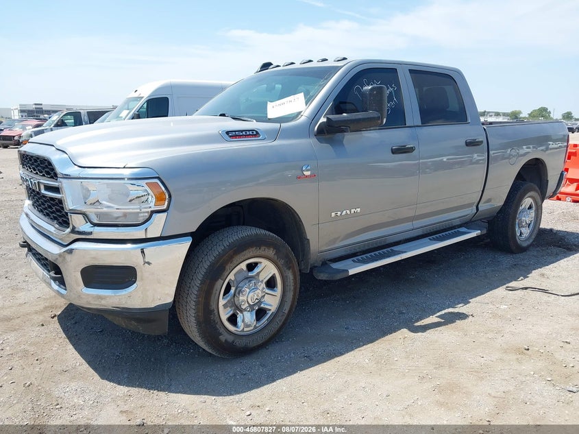 Vin: 3c6ur5cl0ng281740, lot: 46306673, ram 2500 tradesman  4x4 6'4 box 20222