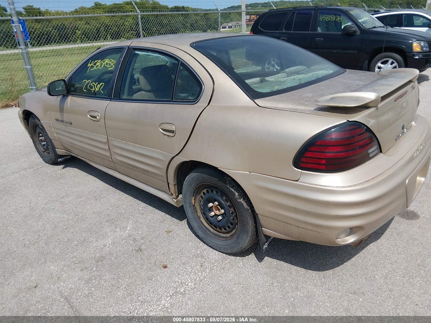 2001 PONTIAC GRAND AM auction photo 3