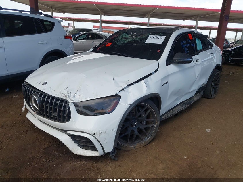 Vin: wdc0j8jb6lf746962, lot: 46306684, mercedes-benz amg glc 63 coupe 4matic 20202
