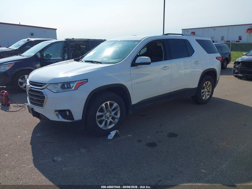 Vin: 1gnevgkw1jj142894, lot: 46306686, chevrolet traverse lt cloth 20182