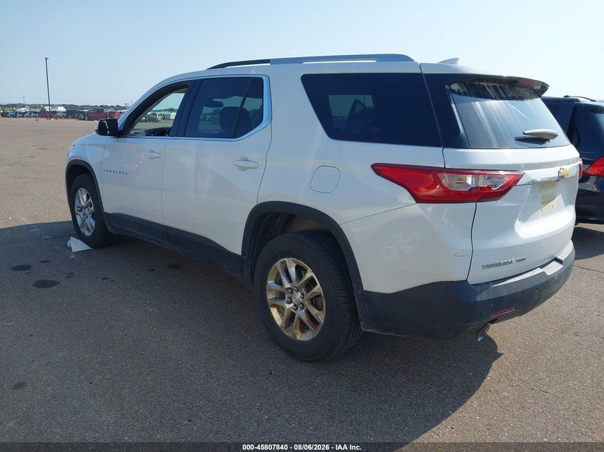 Vin: 1gnevgkw1jj142894, lot: 46306686, chevrolet traverse lt cloth 20183