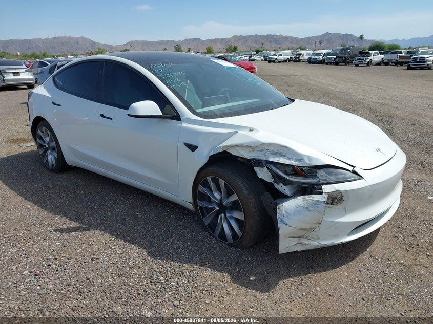 2025 TESLA MODEL 3 auction photo 1