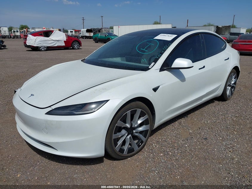 2025 TESLA MODEL 3 auction photo 2