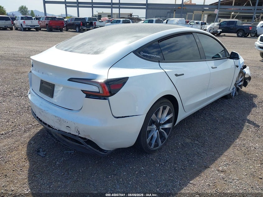 2025 TESLA MODEL 3 auction photo 4