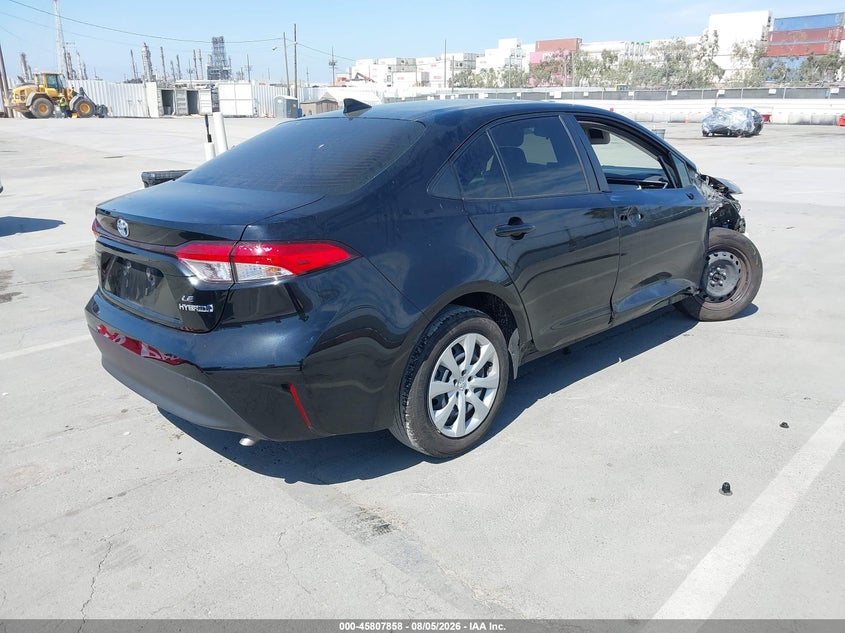 Vin: jtdbcmfexpj010906, lot: 46306704, toyota corolla hybrid le 20234