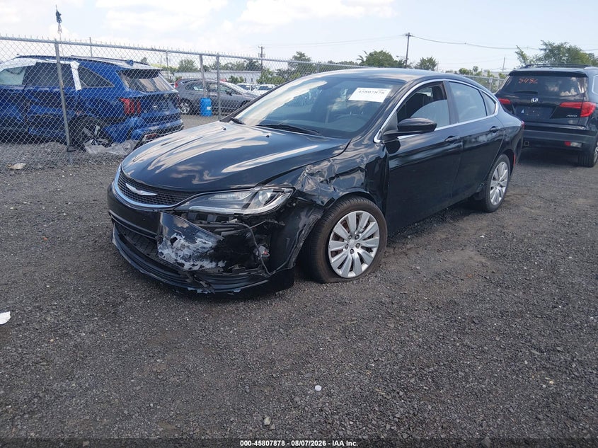 Vin: 1c3cccfb3gn134081, lot: 46306724, chrysler 200 lx 20162