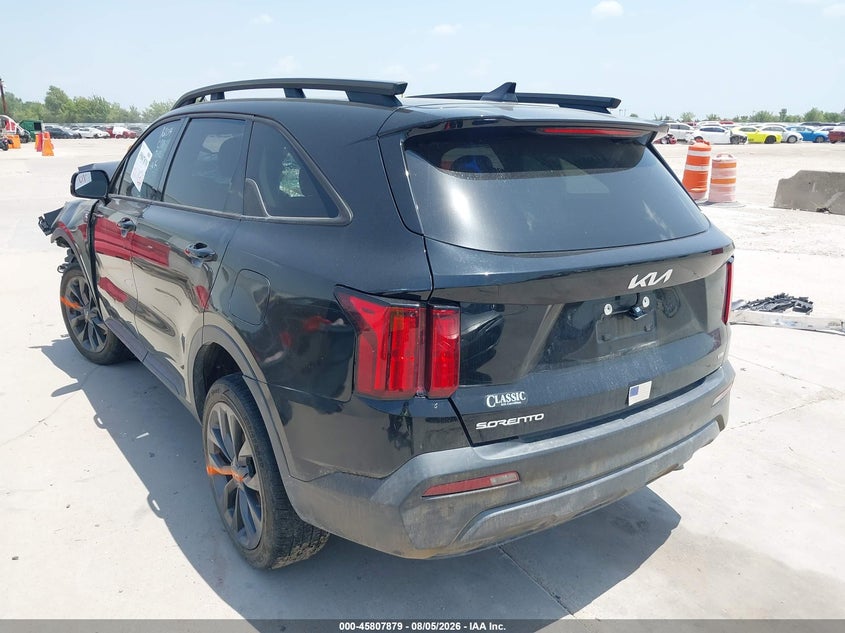 Vin: 5xyrhdlf0pg184352, lot: 46306725, kia sorento x-line ex 20233