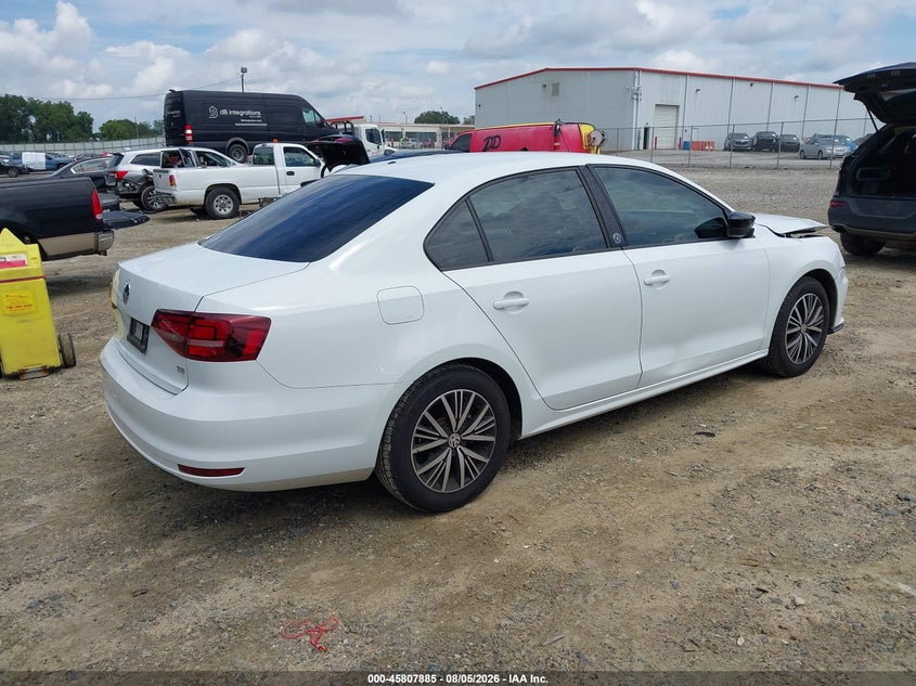 Vin: 3vwdb7aj3jm230607, lot: 46306731, volkswagen jetta 1.4t se/1.4t wolfsburg edition 20184