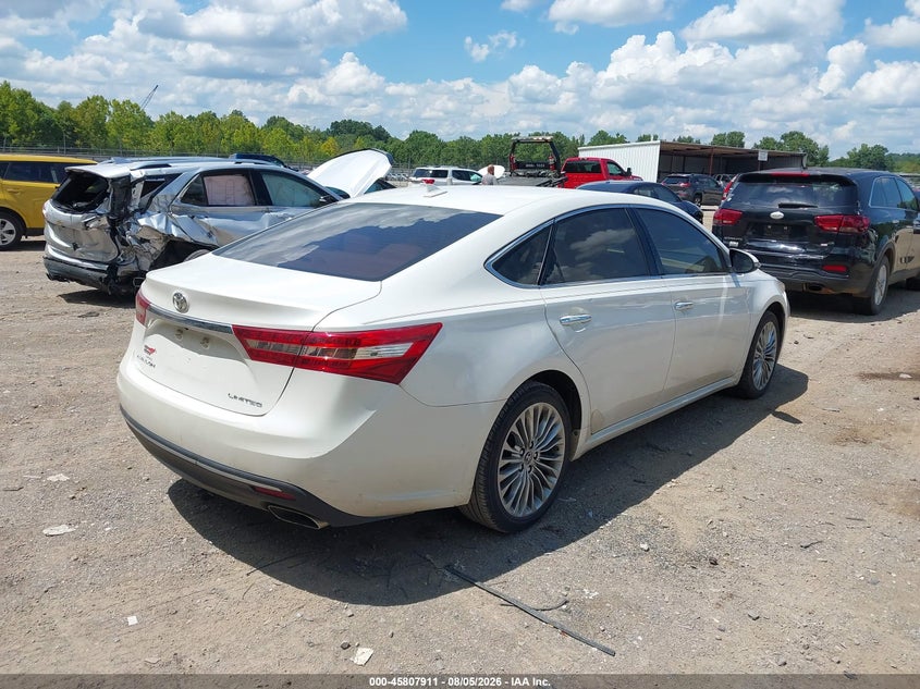 Vin: 4t1bk1eb4gu203586, lot: 46306757, toyota avalon limited 20164
