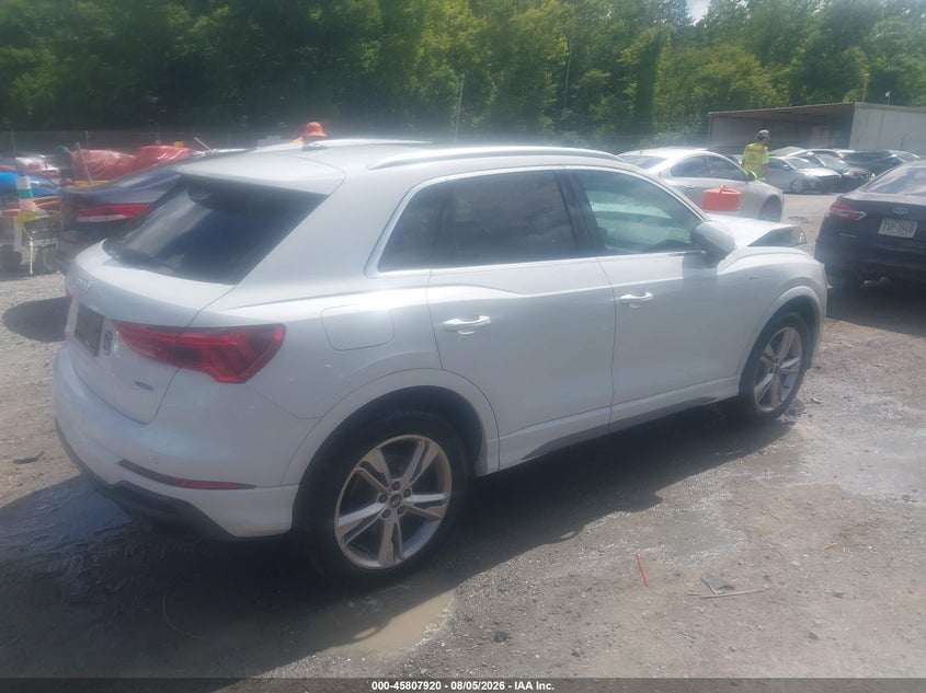 Vin: wa1eecf3xn1082924, lot: 46306766, audi q3 premium plus 45 tfsi s line quattro tiptronic 20224