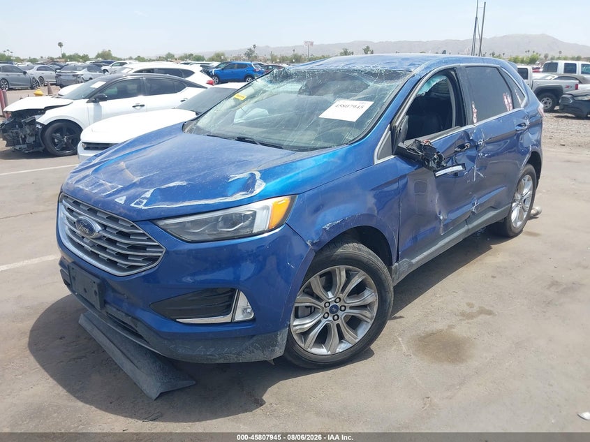 Vin: 2fmpk4k97nbb05373, lot: 46306791, ford edge titanium 20222
