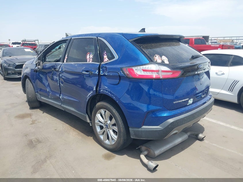 Vin: 2fmpk4k97nbb05373, lot: 46306791, ford edge titanium 20223