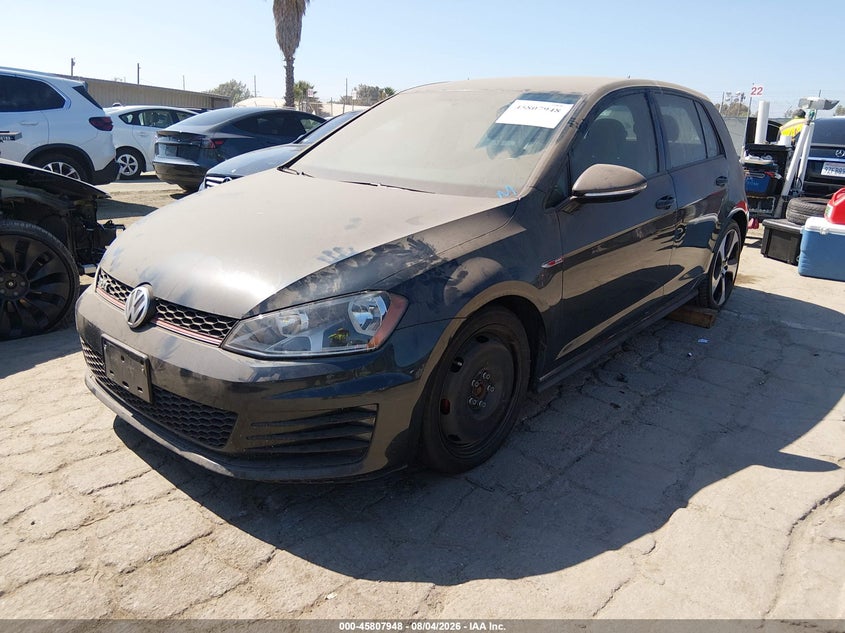 Vin: 3vw5t7au2gm048238, lot: 46306794, volkswagen golf gti s 4-door 20162