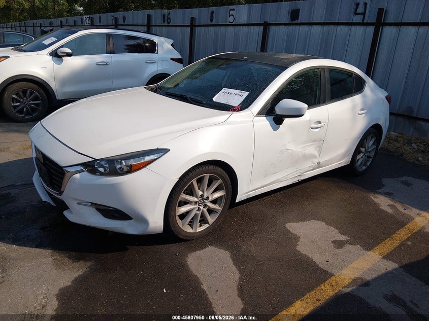 Vin: 3mzbn1v7xhm122196, lot: 46306796, mazda mazda3 touring 20172