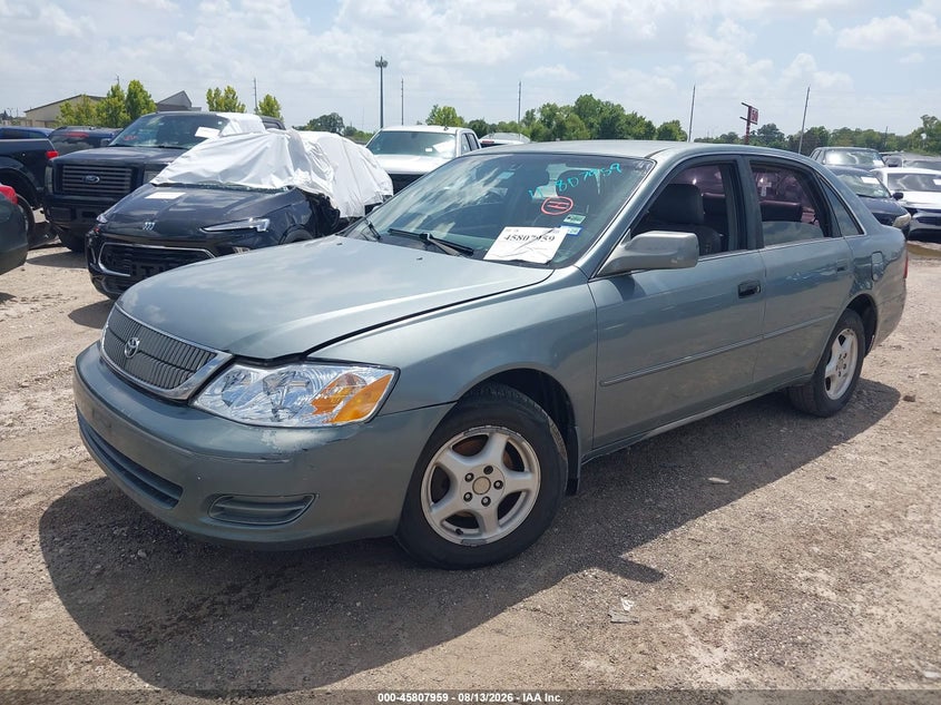 2001 TOYOTA AVALON SEDAN 3.0L V-6 DOHC, VVT, 210HP