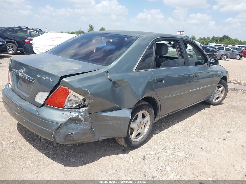 2001 TOYOTA AVALON SEDAN 3.0L V-6 DOHC, VVT, 210HP