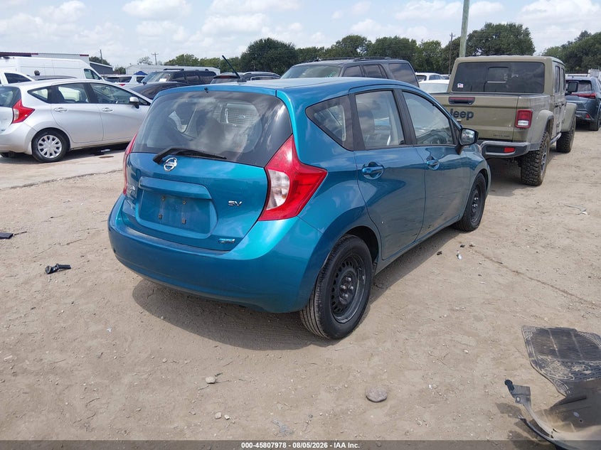 Vin: 3n1ce2cp4el398992, lot: 46306824, nissan versa note s (sr)/s plus/sv 20144