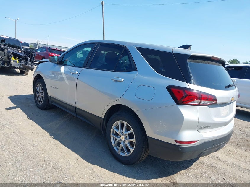 Vin: 3gnaxsev4ns163242, lot: 46306848, chevrolet equinox awd ls 20223