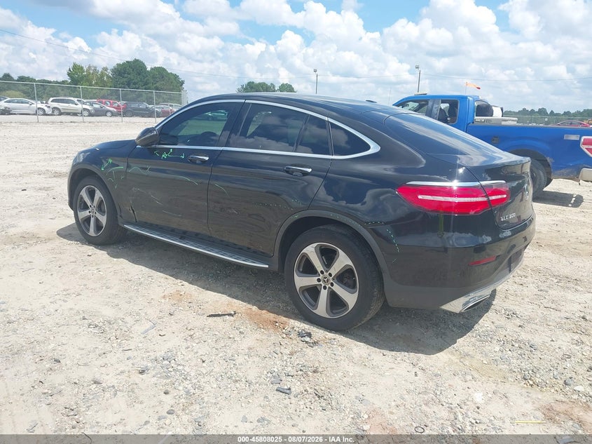 Vin: wdc0j4kb3hf242111, lot: 46306871, mercedes-benz glc 300 coupe 4matic 20173