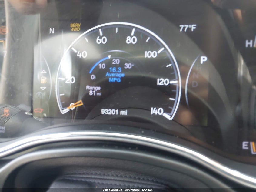 2019 JEEP GRAND CHEROKEE auction photo 7